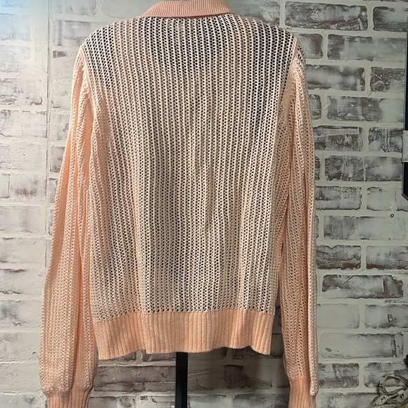 D & co mesh sweater women’s small - Picture 5 of 6